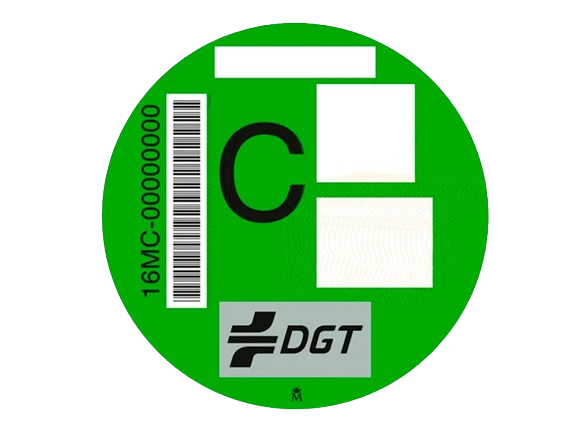 Distintivo medioambiental del vehículo